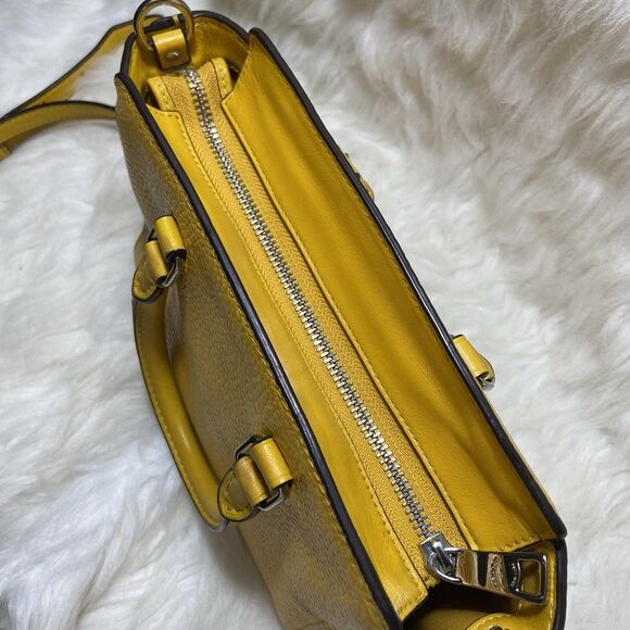 Coach Yellow Mini Blake Caryall - Picture 7 of 11